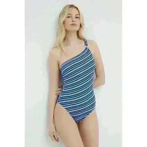 NEW! Lauren Ralph Lauren Women's 6 One-Shoulder One-Piece Swimsuit NWT $142